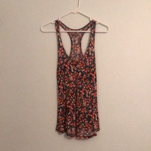 Floral Racerback Tank Top